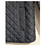 LL - Jones New York Signature Quilted Jacket - Black, Size Small