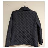 LL - Jones New York Signature Quilted Jacket - Black, Size Small
