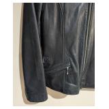 LL - III STATE Leather Jacket - Black - Size S - Moto Style