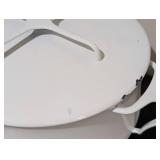 LL - Dansk White Enamel Pot with Lid