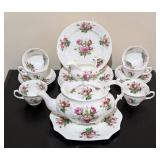 LL - Hammersley & Co Tea Set - 6 Plates 8 Inches Diameter - Made in England