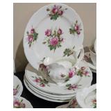 LL - Hammersley & Co Tea Set - 6 Plates 8 Inches Diameter - Made in England