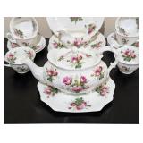 LL - Hammersley & Co Tea Set - 6 Plates 8 Inches Diameter - Made in England