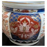LL - Andrea by Sadek Gold Imari Planter & Dish - Hand Painted - Made in Japan
