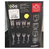 LL - RCR Melodia Glass Goblets Set - 6 Goblets, 16 cl (5.41 oz) - Made in Italy
