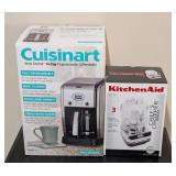 LL - Cuisinart CBC-5200PC 14-Cup Programmable Coffeemaker & KitchenAid KFC3100CR Chopper