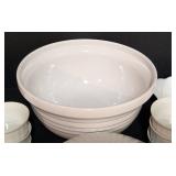 LL - French Chef Gourmet Cookware White Bakeware Assortment - Ovenproof