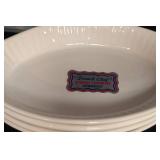 LL - French Chef Gourmet Cookware White Bakeware Assortment - Ovenproof