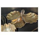 LL - Vintage Silver Plate Tea Set with Tray - Teapot