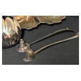 LL - Vintage Silver Plate Tea Set with Tray - Teapot