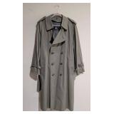 LL - Burberrys London Trench Coat - Khaki, Double-Breasted, Plaid Lining (Men