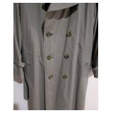 LL - Burberrys London Trench Coat - Khaki, Double-Breasted, Plaid Lining (Men