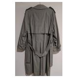 LL - Burberrys London Trench Coat - Khaki, Double-Breasted, Plaid Lining (Men