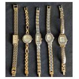 LL - Seiko Lassale, Pulsar & Gruen Precision Gold-Tone Women