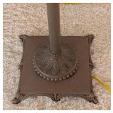 ML - Decorative Floor Lamp, Fabric Shade with Crystal Fringe