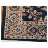 ML - Brassfield Navy Runner Rug - Oriental Border