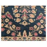 ML - Brassfield Navy Runner Rug - Oriental Border