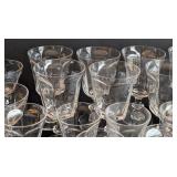 ML - Vintage Stemware - Clear Glass - 3 Sizes: Tall, Medium, Small