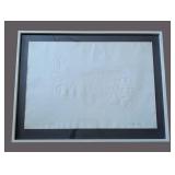 ML - Relief Paper Art- Same Artist as Previous Lot