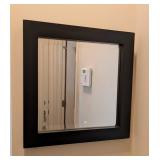 ML - Black Wall Mirror - 17x17 Inches