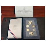 1990 Eisenhower Silver Prestige Mint Set in Original U.S. Mint Package with COA - Greysheet Wholesale Value is $92.56