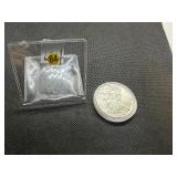 1987 Beautiful Uncirculated 1 Oz. Silver American Eagle  Greysheet Wholesale Value is $101.40