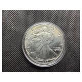 1987 Beautiful Uncirculated 1 Oz. Silver American Eagle  Greysheet Wholesale Value is $101.40