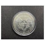 1987 Beautiful Uncirculated 1 Oz. Silver American Eagle  Greysheet Wholesale Value is $101.40