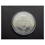 1987 Beautiful Uncirculated 1 Oz. Silver American Eagle  Greysheet Wholesale Value is $101.40