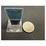 1997 Beautiful Uncirculated 1 Oz. Silver American Eagle  Greysheet Wholesale Value is $111.40