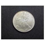 1997 Beautiful Uncirculated 1 Oz. Silver American Eagle  Greysheet Wholesale Value is $111.40