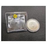 2000 Beautiful Uncirculated 1 Oz. Silver American Eagle  Greysheet Wholesale Value is $101.40