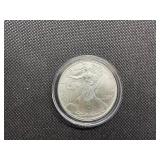 2000 Beautiful Uncirculated 1 Oz. Silver American Eagle  Greysheet Wholesale Value is $101.40