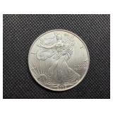 2005 Beautiful Uncirculated 1 Oz. Silver American Eagle  Greysheet Wholesale Value is $96.40