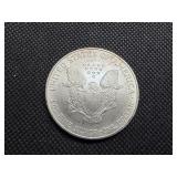 2005 Beautiful Uncirculated 1 Oz. Silver American Eagle  Greysheet Wholesale Value is $96.40