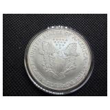 2006 Beautiful Uncirculated 1 Oz. Silver American Eagle  Greysheet Wholesale Value is $97.40