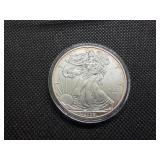 2009 Beautiful Uncirculated 1 Oz. Silver American Eagle  Greysheet Wholesale Value is $96.40
