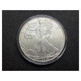 2010 Beautiful Uncirculated 1 Oz. Silver American Eagle  Greysheet Wholesale Value is $96.40