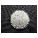 2010 Beautiful Uncirculated 1 Oz. Silver American Eagle  Greysheet Wholesale Value is $96.40