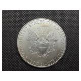 2013 Beautiful Uncirculated 1 Oz. Silver American Eagle  Greysheet Wholesale Value is $96.40