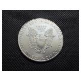 2013 Beautiful Uncirculated 1 Oz. Silver American Eagle  Greysheet Wholesale Value is $96.40