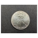2013 Beautiful Uncirculated 1 Oz. Silver American Eagle  Greysheet Wholesale Value is $96.40