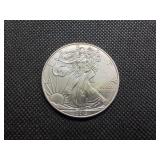 2013 Beautiful Uncirculated 1 Oz. Silver American Eagle  Greysheet Wholesale Value is $96.40