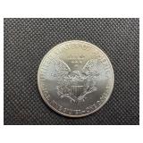 2013 Beautiful Uncirculated 1 Oz. Silver American Eagle  Greysheet Wholesale Value is $96.40