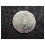 2013 Beautiful Uncirculated 1 Oz. Silver American Eagle  Greysheet Wholesale Value is $96.40