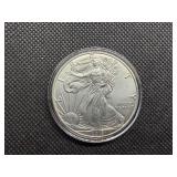 2018 Beautiful Uncirculated 1 Oz. Silver American Eagle  Greysheet Wholesale Value is $96.40