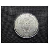 2018 Beautiful Uncirculated 1 Oz. Silver American Eagle  Greysheet Wholesale Value is $96.40