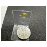 2020 Beautiful Uncirculated 1 Oz. Silver American Eagle  Greysheet Wholesale Value is $96.40