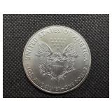 2020 Beautiful Uncirculated 1 Oz. Silver American Eagle  Greysheet Wholesale Value is $96.40