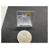 2020 Beautiful Uncirculated 1 Oz. Silver American Eagle  Greysheet Wholesale Value is $96.40